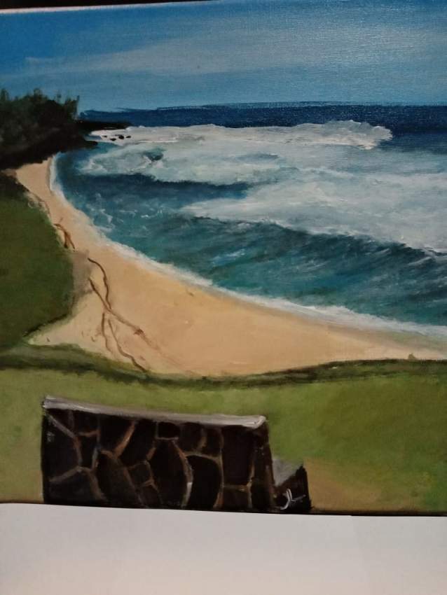 A vendre tableau acrylique intitulé 