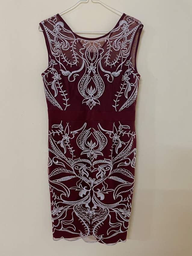Evening/ party dress, size 10-12, maroon - 0 - Dresses (Women)  on Aster Vender