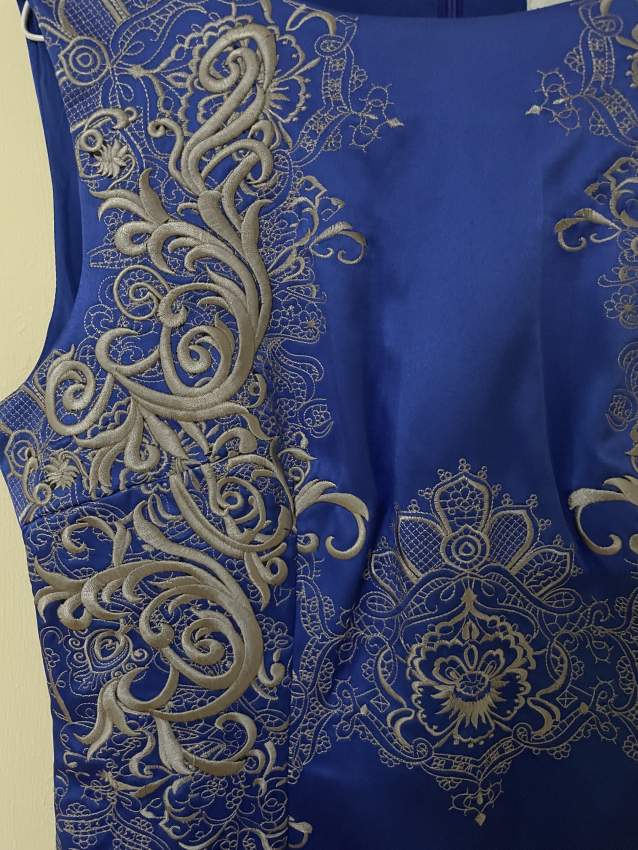 Evening/ party dress UK size 10-12, medium blue - 2 - Dresses (Women)  on Aster Vender