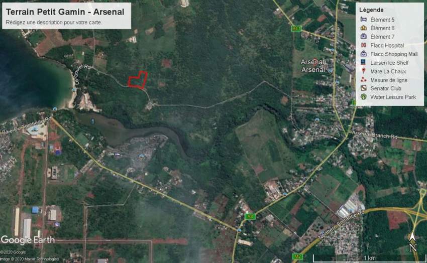 (Ref. MA7-151) À vendre - Arsenal, Petit Gamin. Terrain agricole  - 4 - Land  on Aster Vender