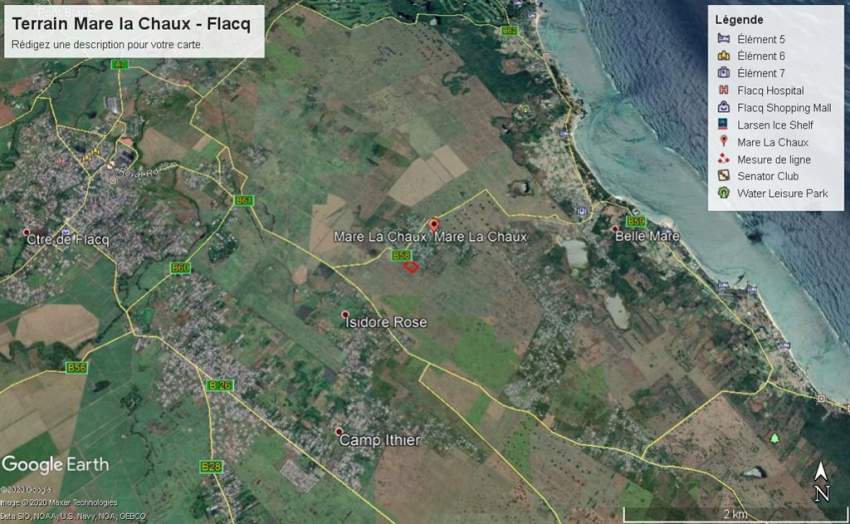 (Ref. MA7-224) Terrain agricole - Mare la Chaux, Flacq - 5 - Land  on Aster Vender