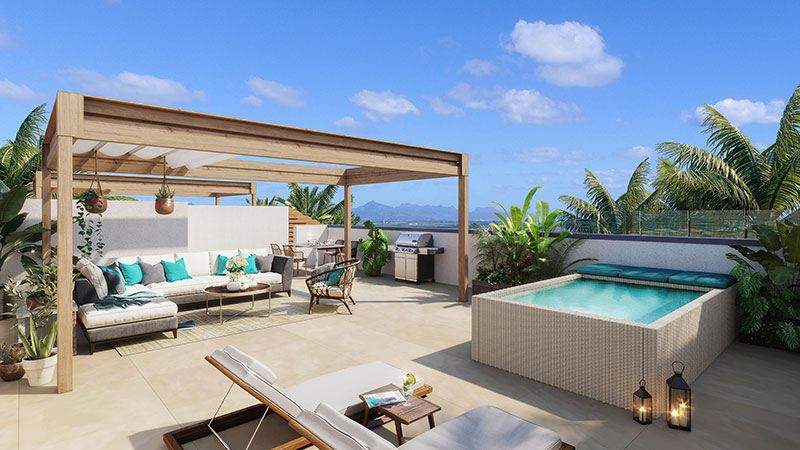 (Ref. MA7-308) À vendre – Pereybere, Penthouse avec piscine privée - 2 - Apartments  on Aster Vender