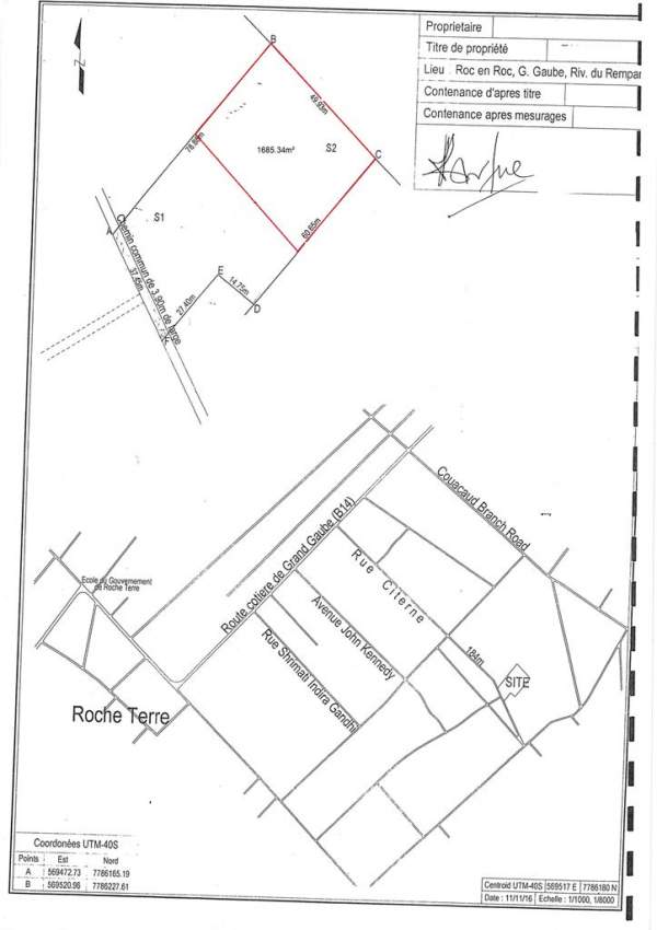(Ref. MA7-342) À vendre au nord de l’ile, à 7 minutes de Grand Baie, V - 1 - Land  on Aster Vender