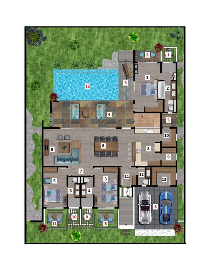 (Ref. MA7-343) Villas Kanasuc au nord de l’ile - 1 - Villas  on Aster Vender