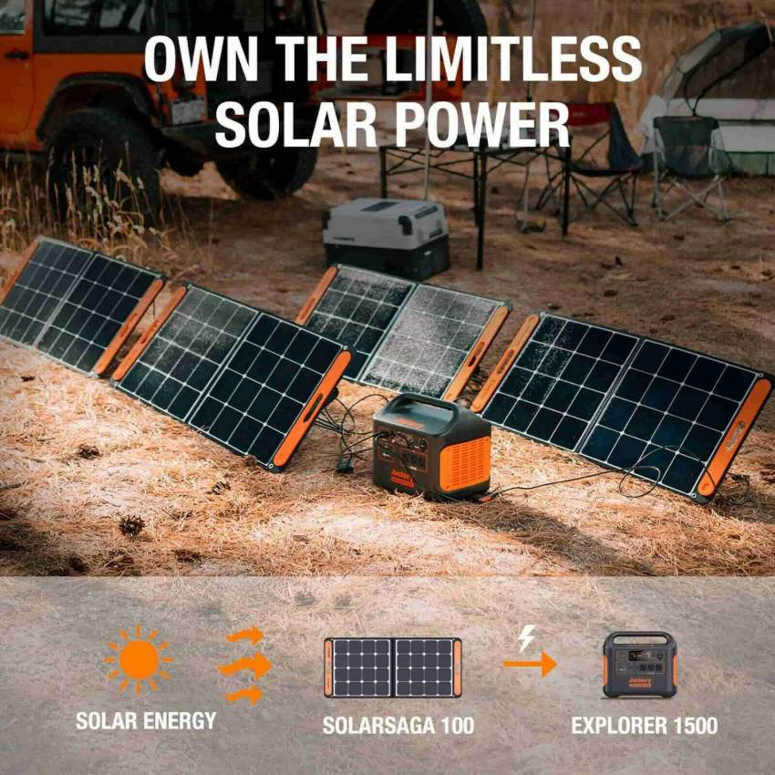 1500W Jackery Portable Power Station Explorer Solar Generator + 4 Sola - Other machines on Aster Vender