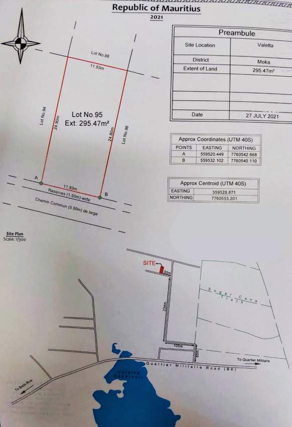 Land Valetta 7 perches - 5 - Land  on Aster Vender