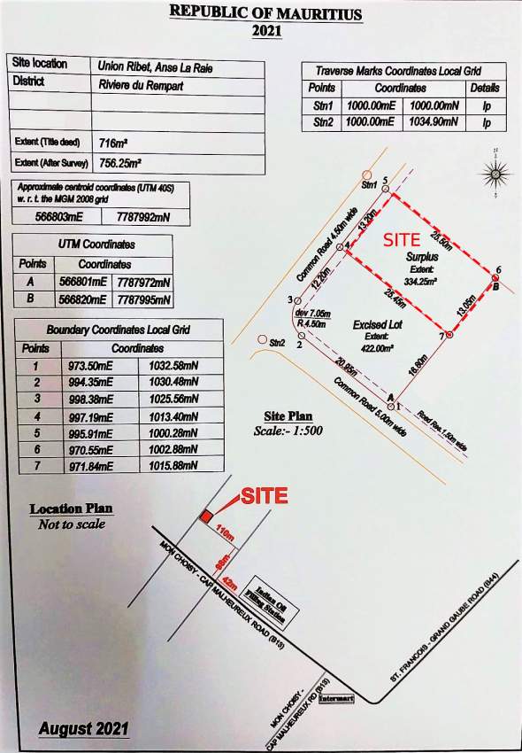 Residential land calodyne 8 perches - 5 - Land  on Aster Vender