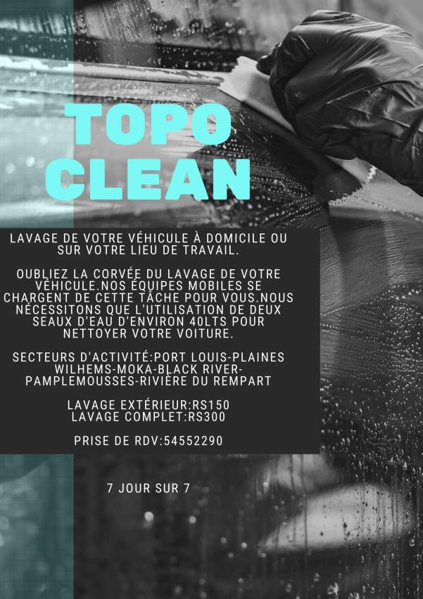 Car wash on Aster Vender