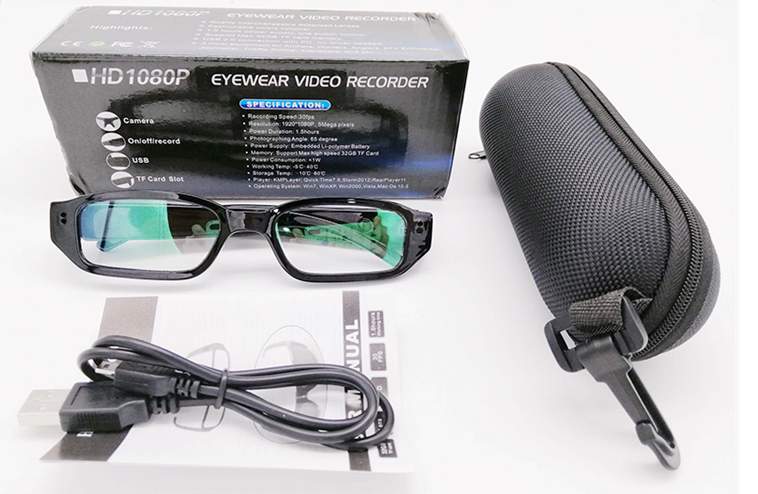 Full HD 1080p Covert Camera Spy Glasses - 3 - All Informatics Products  on Aster Vender
