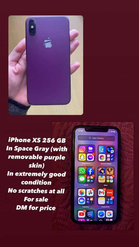 iPhone XS 256 GB Space Gray - 4 - iPhones  on Aster Vender