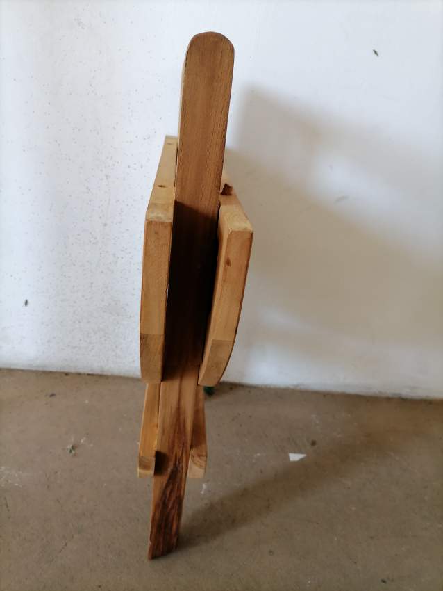 Small Teak foldable table - 4 - Wheelchair  on Aster Vender