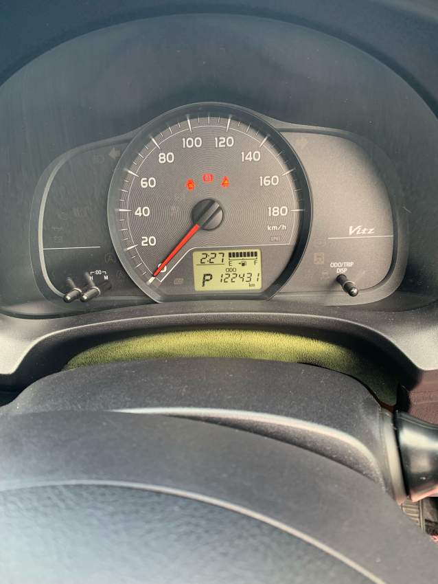 Blue Toyota Vitz Hatchback - 2 - Family Cars  on Aster Vender