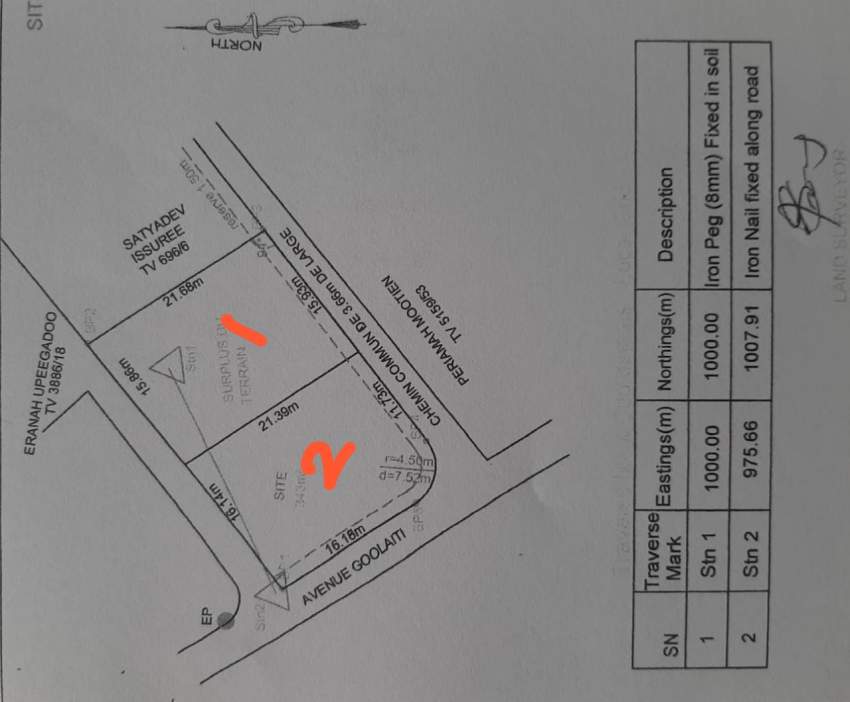 Land for sale at Camp Rannoo Belle Mare - 2 - Land  on Aster Vender