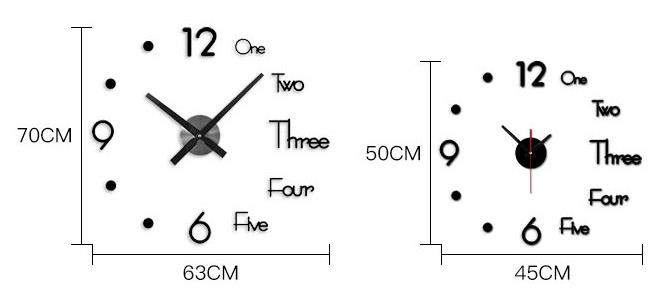 DIY Decorative Wall Clock - 0 - All household appliances  on Aster Vender