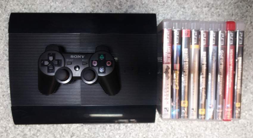 PLAYSTATION 3 - SLIM - 500GB - 1 CONTROLLER - 9GAMES - 0 - PlayStation 3 (PS3)  on Aster Vender