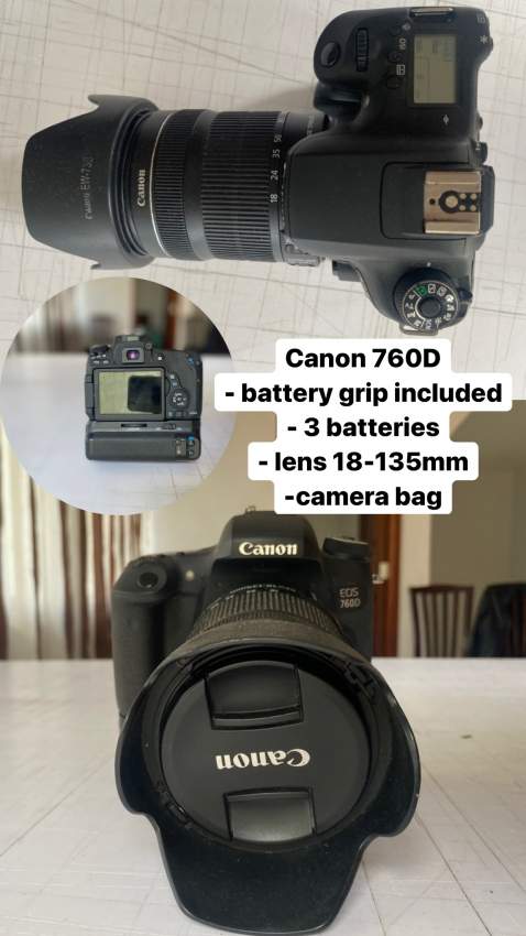 Canon EOS 760D on Aster Vender