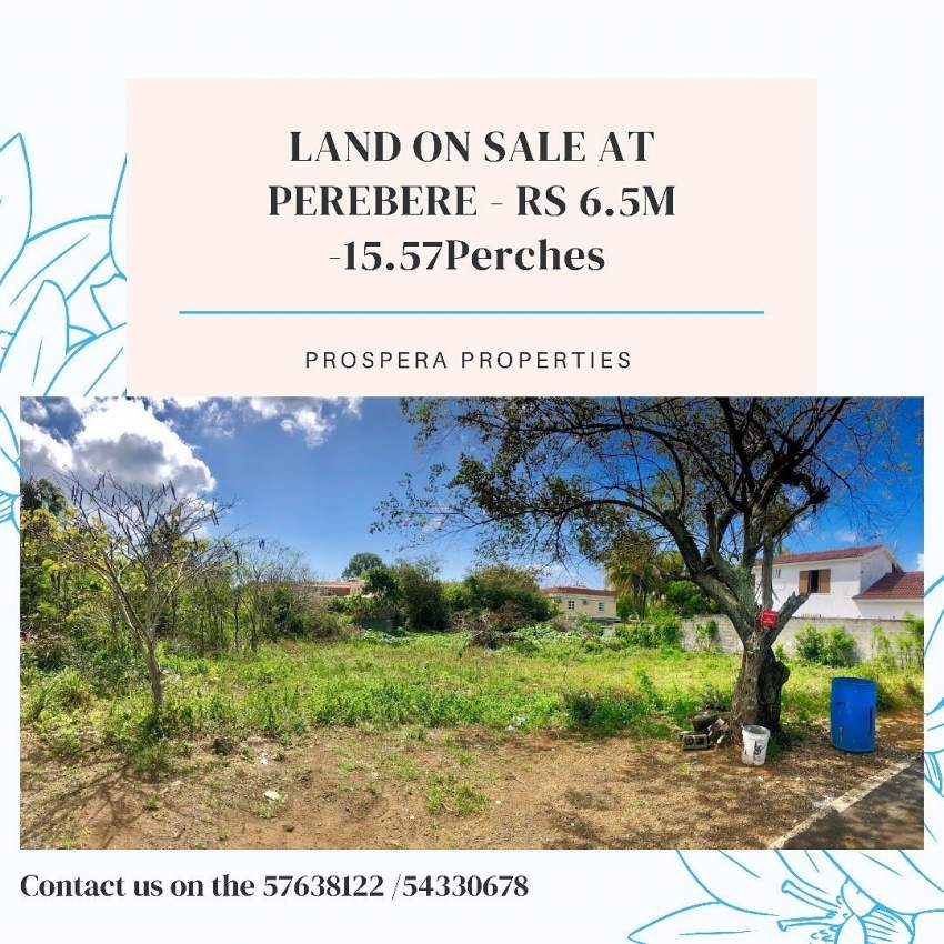 LAND OF 15.57P ON SALE @ PEREYBERE- RS6500000 - 0 - Land  on Aster Vender