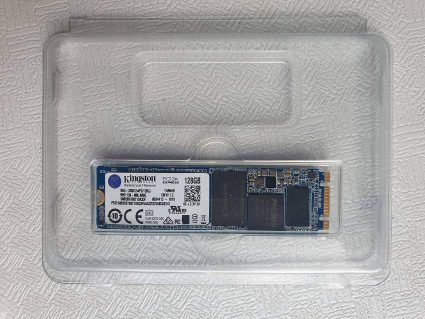 SOLID STATE DRIVE - KINGSTON - 128GB - M.2 - 2280 - 0 - Other PC Components  on Aster Vender
