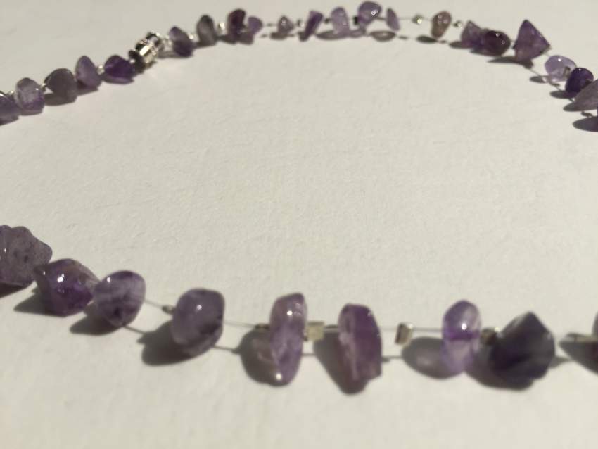 Amethyst choker - Necklaces on Aster Vender