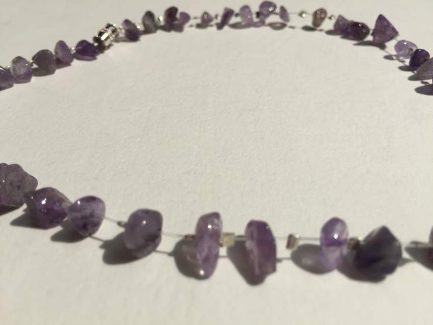 Amethyst choker - 1 - Necklaces  on Aster Vender