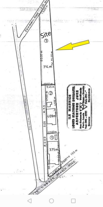 Terrain Residentiel - 17 perches - Petite Cabane - 5 - Land  on Aster Vender