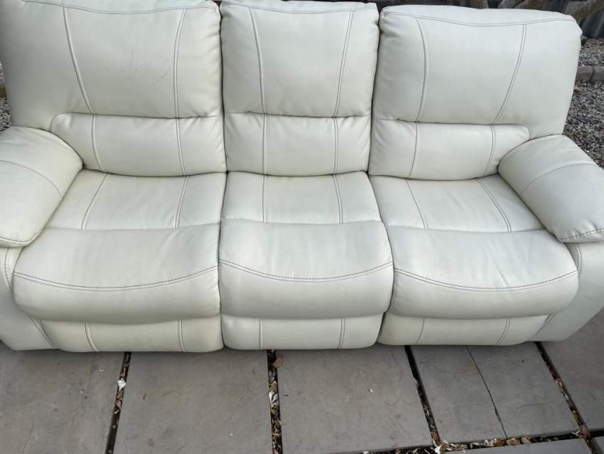 Faux-Leather Sofa Set  - 6 seater - 3 - Sofas couches  on Aster Vender