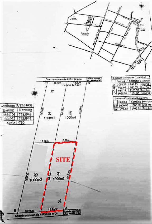 23 Perches Petit Raffray - 4 - Land  on Aster Vender