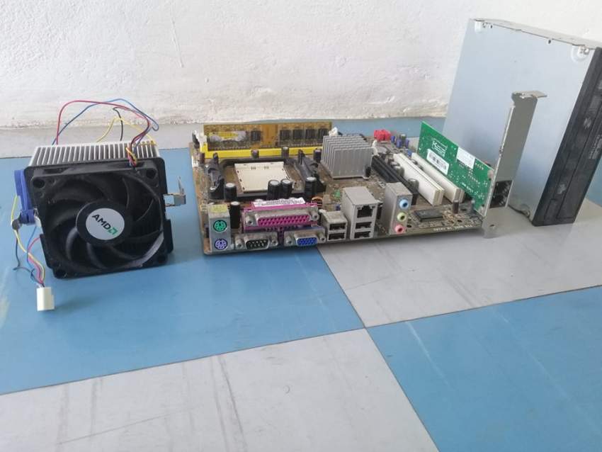MOTHERBOARD + cooler / DVD WRITTER FOR SALE - 1 - Other PC Components  on Aster Vender