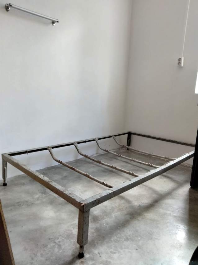 Mattress+metal bed frame - 2 - Bedroom Furnitures  on Aster Vender