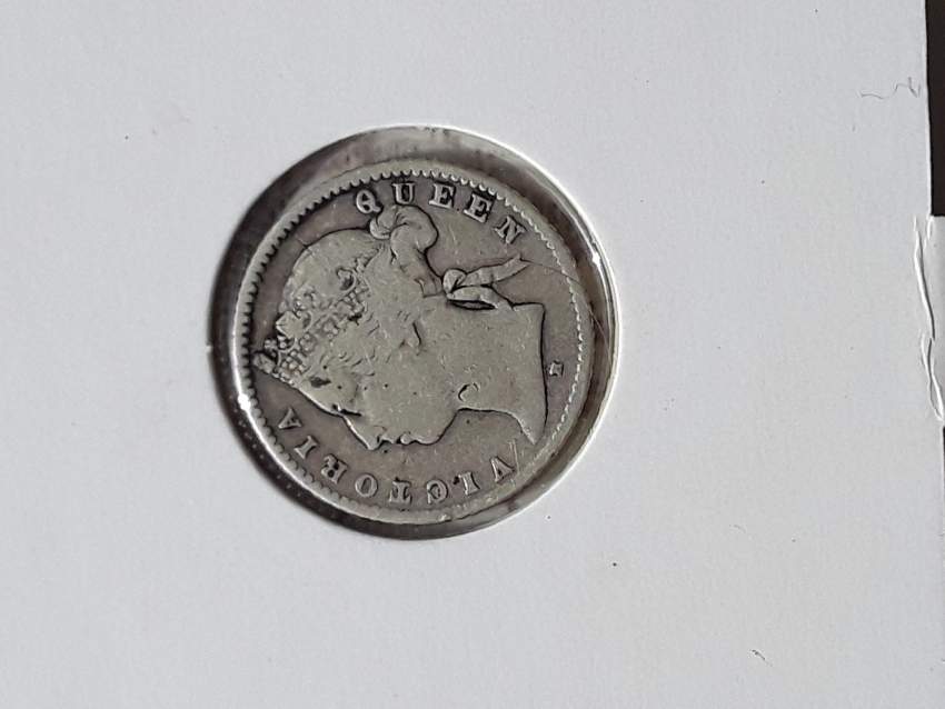 20 cents silver Mauritius Victoria Queen  year 1877 - 0 - Coins  on Aster Vender
