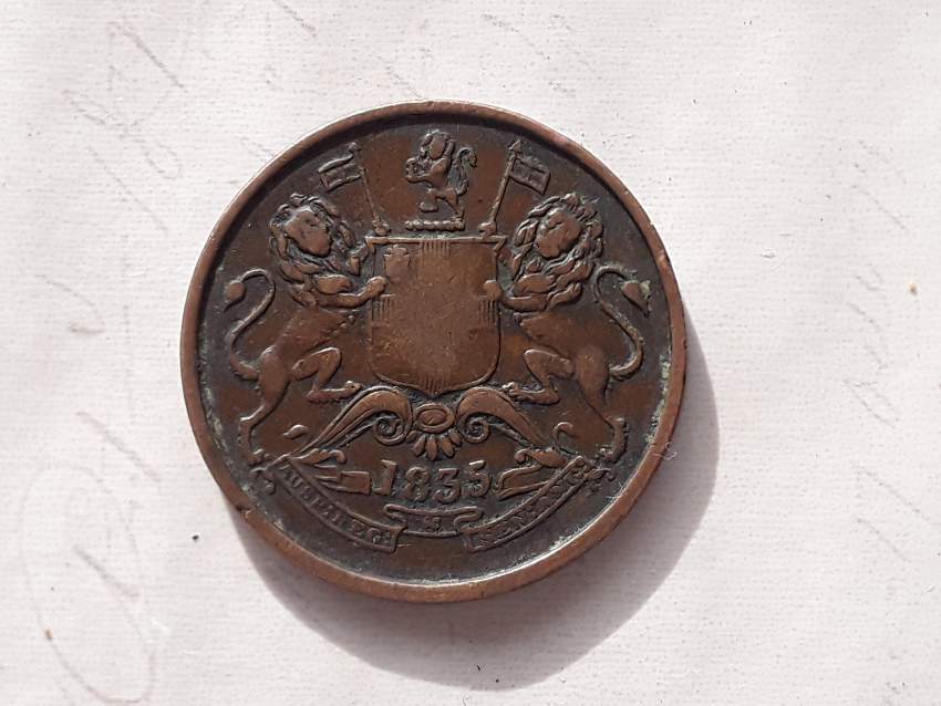 Old Coin East India Company - year 1835 - Coins at AsterVender