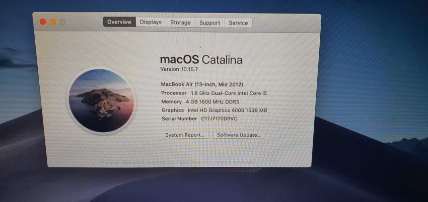 Macbook Air - 1 - Laptop  on Aster Vender