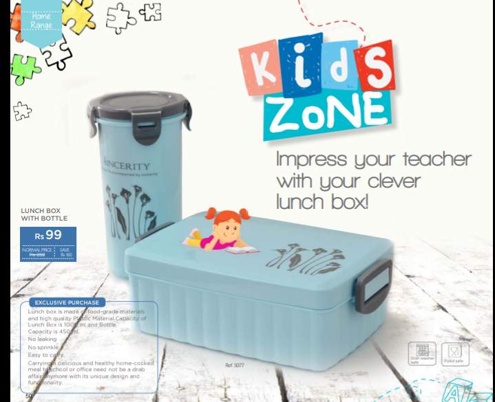 Lunch box with bottle  - 0 - Kitchen appliances  on Aster Vender