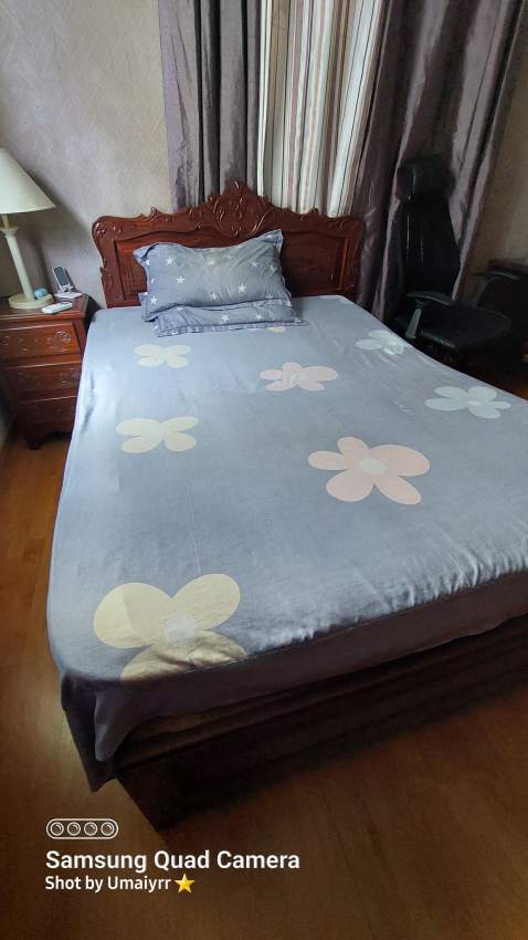 Bed with night table for sale  - 2 - Bedroom Furnitures  on Aster Vender
