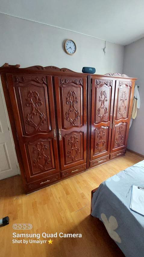 Sculptured wardrobe (sapele wood) for sale - 0 - Armoires & Dressers  on Aster Vender