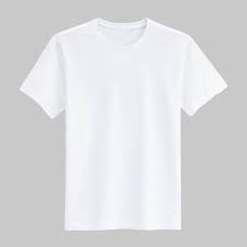 Round neck white T-shirt - 0 - T shirts (Men)  on Aster Vender
