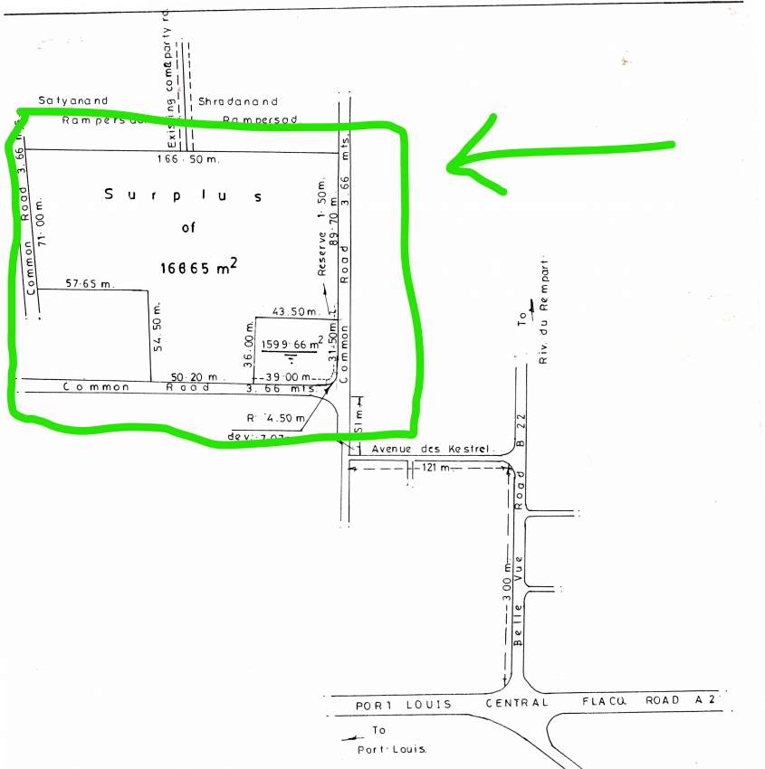 For Sale | Land | 2 Acres | Petite Retraite - 1 - Land  on Aster Vender