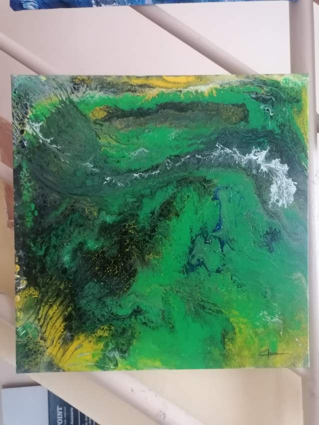 Tableau abstrait - 4 - Paintings  on Aster Vender