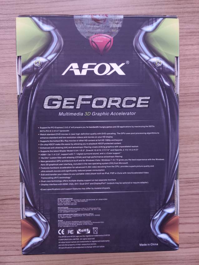 Afox Gt710 - 1 - Graphic Card (GPU)  on Aster Vender