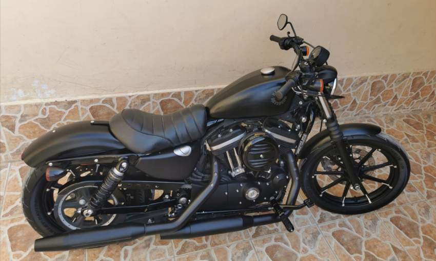 Harley XL883 Iron 2019 model Matte black color