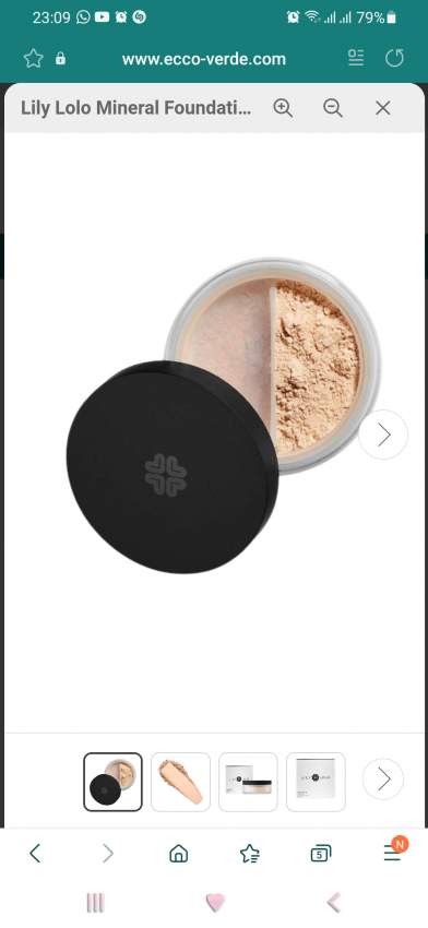 Lily Lolo mineral foundation spf 15 at AsterVender