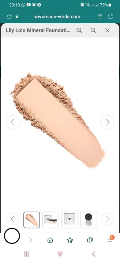 Lily Lolo mineral foundation spf 15 at AsterVender