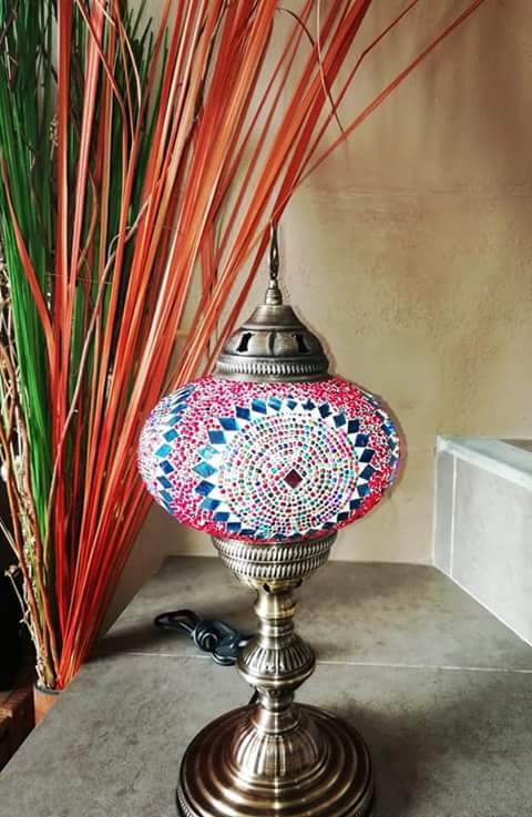 Hand made Turkish Mosaic Lamps on Aster Vender