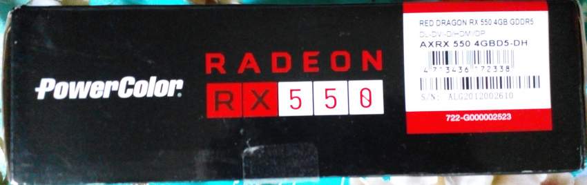 PowerColor Red Dragon Radeon™ RX 550 4GB GDDR5 at AsterVender