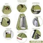 Changing room  Pop-up Tent - Adult Height - 2 - Camping equipment  on Aster Vender