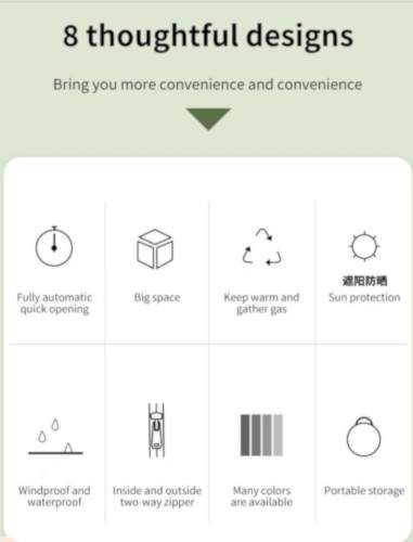 Changing room  Pop-up Tent - Adult Height - 7 - Camping equipment  on Aster Vender