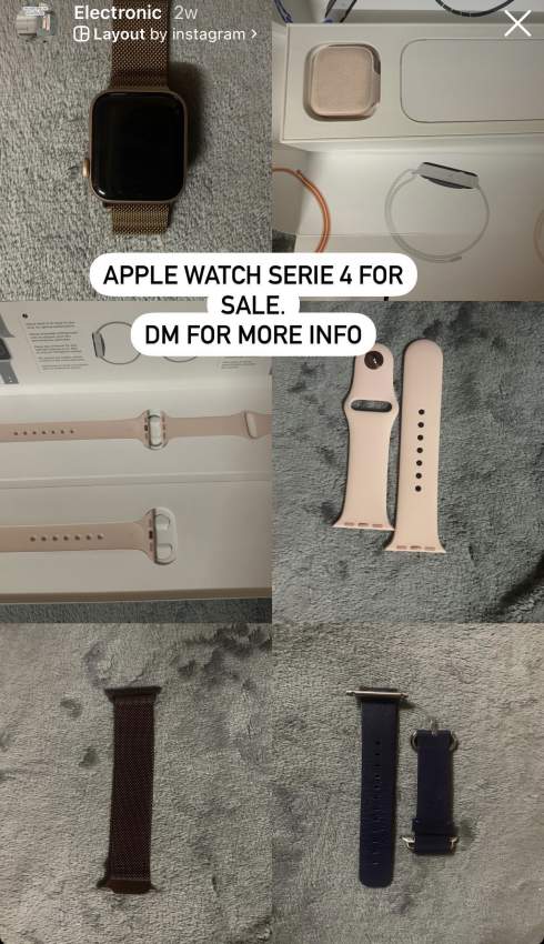 Apple Watch serie 4  - 1 - All electronics products  on Aster Vender