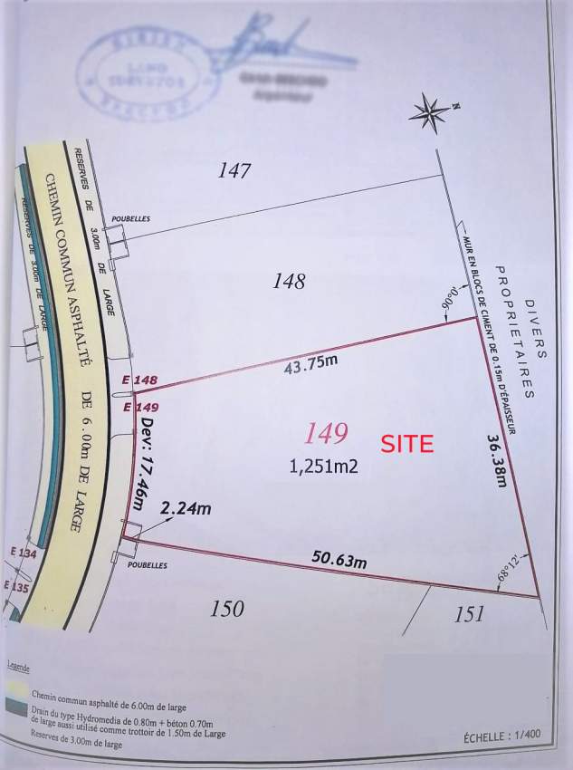 29.6 Perches for sales in Morcellement Harmony - 7 - Land  on Aster Vender