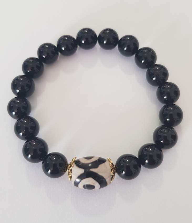 Obsidian Beads Bracelet - 0 - Bracelet jewelry  on Aster Vender