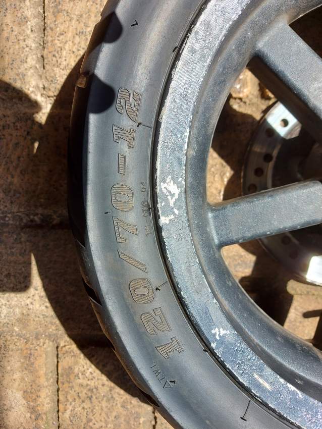 RIM & TIRE FOR SCOOTER - 120/70/12 - Spare Parts at AsterVender